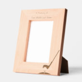 Cadres Gravés Memorial Photo Golf Course Golf Golf (Gauche)