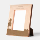 Cadres Gravés Memorial Photo Western Horse Back Riding (Gauche)