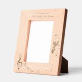 Cadres Gravés Memorial Pocke Keepsake  Music Bird (Gauche)