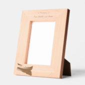 Cadres Gravés Memorial Wilderness Lake Canoe (Gauche)