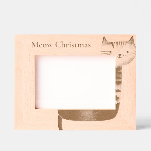 Cadres Gravés Meow Happy Chat (Recto)