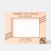 Cadres Gravés Merci Entraîneur Joueur de baseball Nom Équipe Spo (Recto)