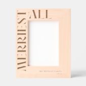 Cadres Gravés Merriest of All Christmas Nom de famille (Recto)