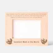 Cadres Gravés Mignonne Amour Message de coeur Maman Valentines C (Recto)