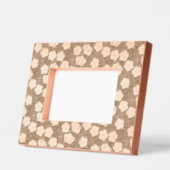 Cadres Gravés Mocha Mousse - Fleur de coton (Gauche)