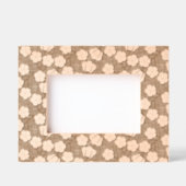 Cadres Gravés Mocha Mousse - Fleur de coton (Recto)