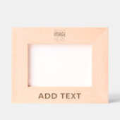 CADRES GRAVÉS MODÈLE DE TEXTE D'IMAGE BROWN SIMPLE MODERNE (Recto)