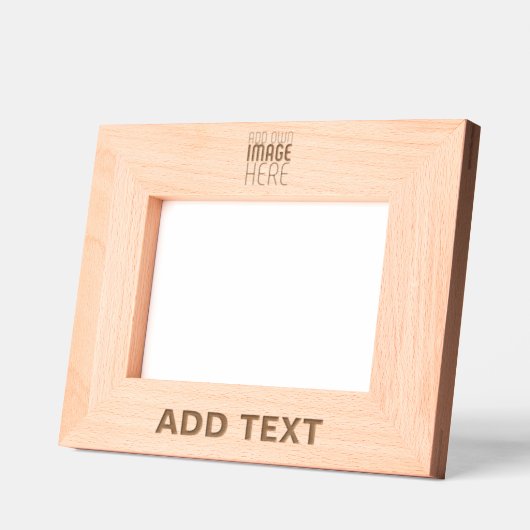 CADRES GRAVÉS MODÈLE DE TEXTE D'IMAGE BROWN SIMPLE MODERNE (Gauche)