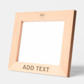 CADRES GRAVÉS MODÈLE DE TEXTE D'IMAGE BROWN SIMPLE MODERNE (Gauche)