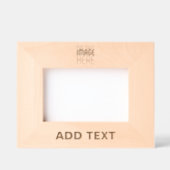 CADRES GRAVÉS MODÈLE DE TEXTE D'IMAGE BROWN SIMPLE MODERNE (Recto)