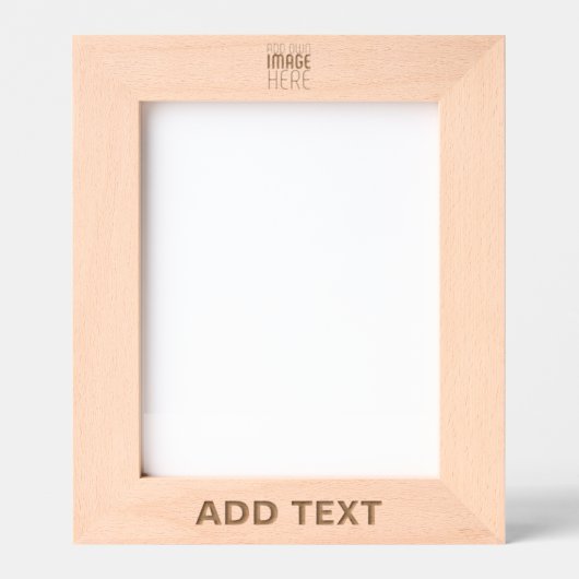 CADRES GRAVÉS MODÈLE DE TEXTE D'IMAGE BROWN SIMPLE MODERNE (Recto)