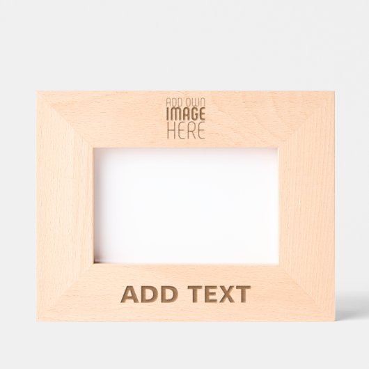 CADRES GRAVÉS MODELE DE TEXTE D'IMAGE MARON SIMPLE ÉDITABLE MODE (Recto)