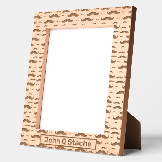 Cadres Gravés Modèle du nom de la moustache (Gauche)