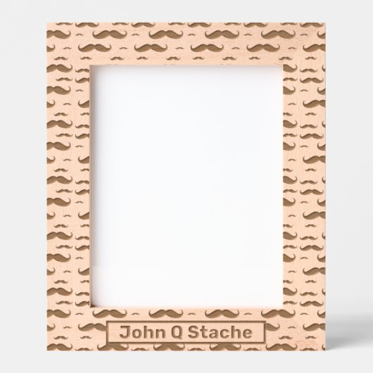Cadres Gravés Modèle du nom de la moustache (Recto)