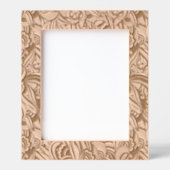 Cadres Gravés Modèle floral contemporain images gravées (Recto)