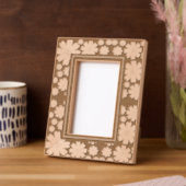 Cadres Gravés Modèle floral simple et moderne (Gauche)