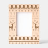 Cadres Gravés Modern Folk Art Christmas Reindeer (Recto)