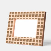 Cadres Gravés Modern Grid Etched Wooden Picture Frame (Gauche)