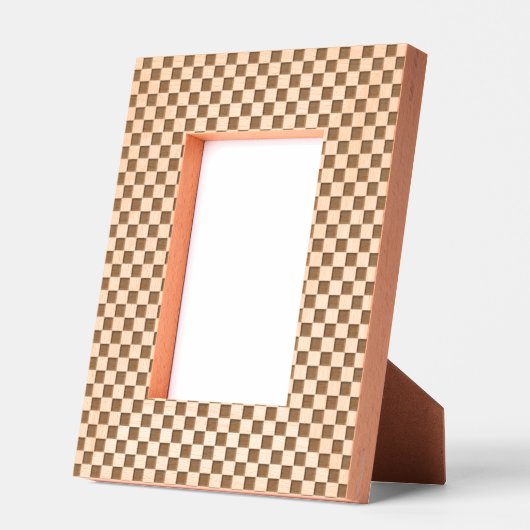 Cadres Gravés Modern Minimalist Checkered (Gauche)