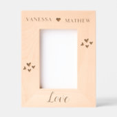 Cadres Gravés Modern Minimalist Couple Best couple love Story (Recto)