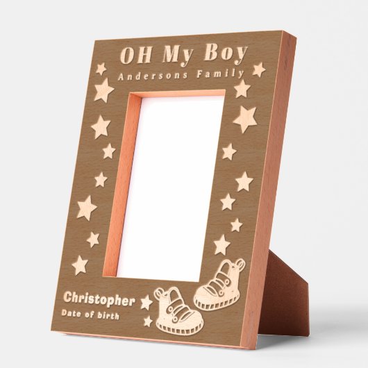 Cadres Gravés Mon bébé (Gauche)