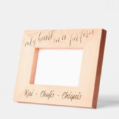 Cadres Gravés Mon coeur sous forme de fourrure (Gauche)