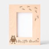 Cadres Gravés Mon petit monstre - portrait (Recto)