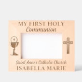 Cadres Gravés Mon premier nom personnalisé de communion (Recto)