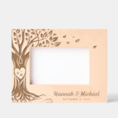 Cadres Gravés Monogramme Noms cardiaques Arbre de vie Mariage Ph (Recto)