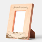 Cadres Gravés Montagnes minimales (Gauche)