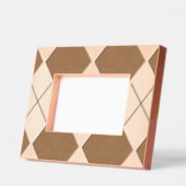 Cadres Gravés Motif Argyle Classique (Gauche)