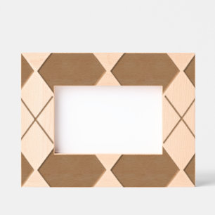 Cadres Gravés Motif Argyle Classique