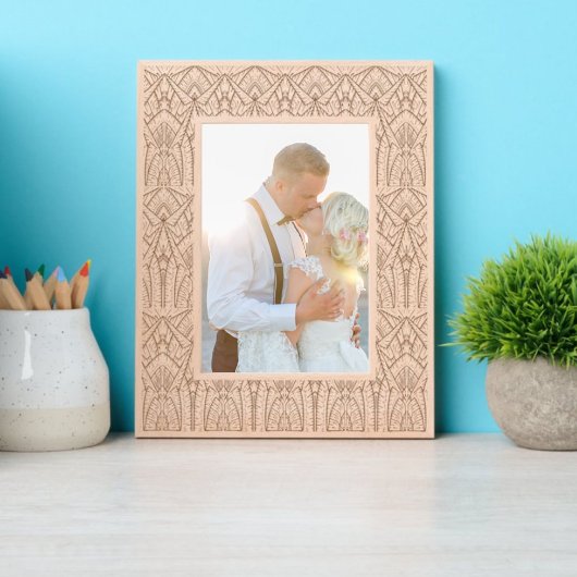 Cadres Gravés Motif Art déco vintage