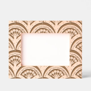 Cadres Gravés Motif de coquille de couleur pastel
