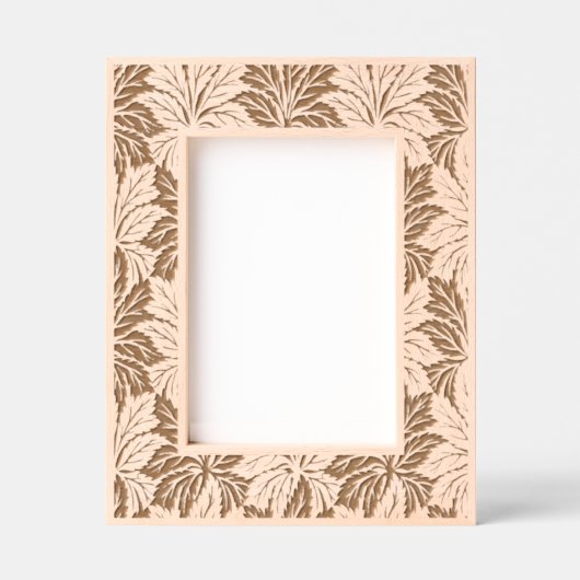Cadres Gravés Motif de feuillage (Recto)