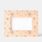 Cadres Gravés Motif de fleurs violettes (Recto)