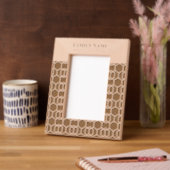 Cadres Gravés Motif de répétition moderne (Gauche)