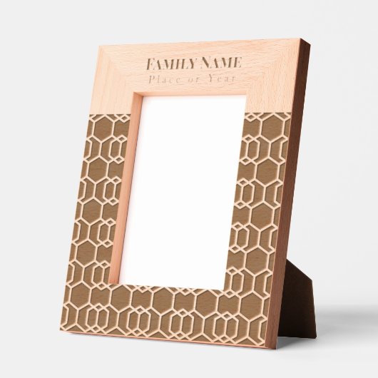 Cadres Gravés Motif de répétition moderne (Gauche)