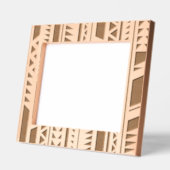 Cadres Gravés Motif d'impression trionale gravée (Gauche)