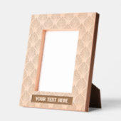 Cadres Gravés Motif Élégant de Feuille Abstraite au Format Portr (Gauche)