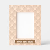 Cadres Gravés Motif Élégant de Feuille Abstraite au Format Portr (Recto)