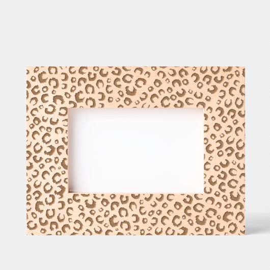 Cadres Gravés Motif Empreinte de léopard moderne (Recto)