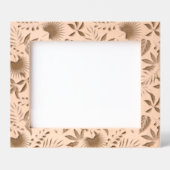 Cadres Gravés Motif Feuille tropical (Recto)