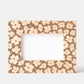 Cadres Gravés Motif floral moderne bois (Recto)