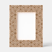 Cadres Gravés Motif géométrique rétro-blanc (Recto)