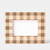 Cadres Gravés Motif Gingham Simple (Recto)