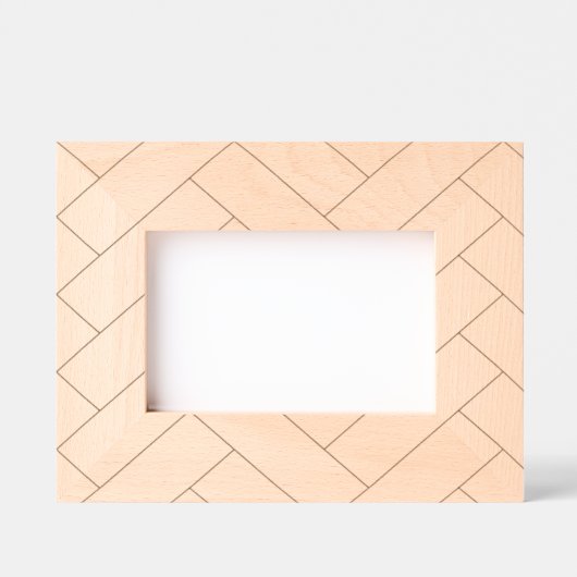 Cadres Gravés Motif Herringbone (Recto)