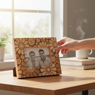 Cadres Gravés Motif moderne tendance de marguerite florale