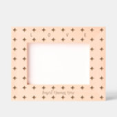 Cadres Gravés Motif quatre points personnalisé (Recto)