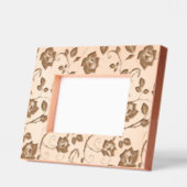 Cadres Gravés motif rose vintage (Gauche)